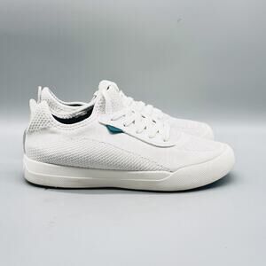 Vessi Shoes Women 6 White Knit Weekend Waterproof Casual Walking Comfort Sneaker